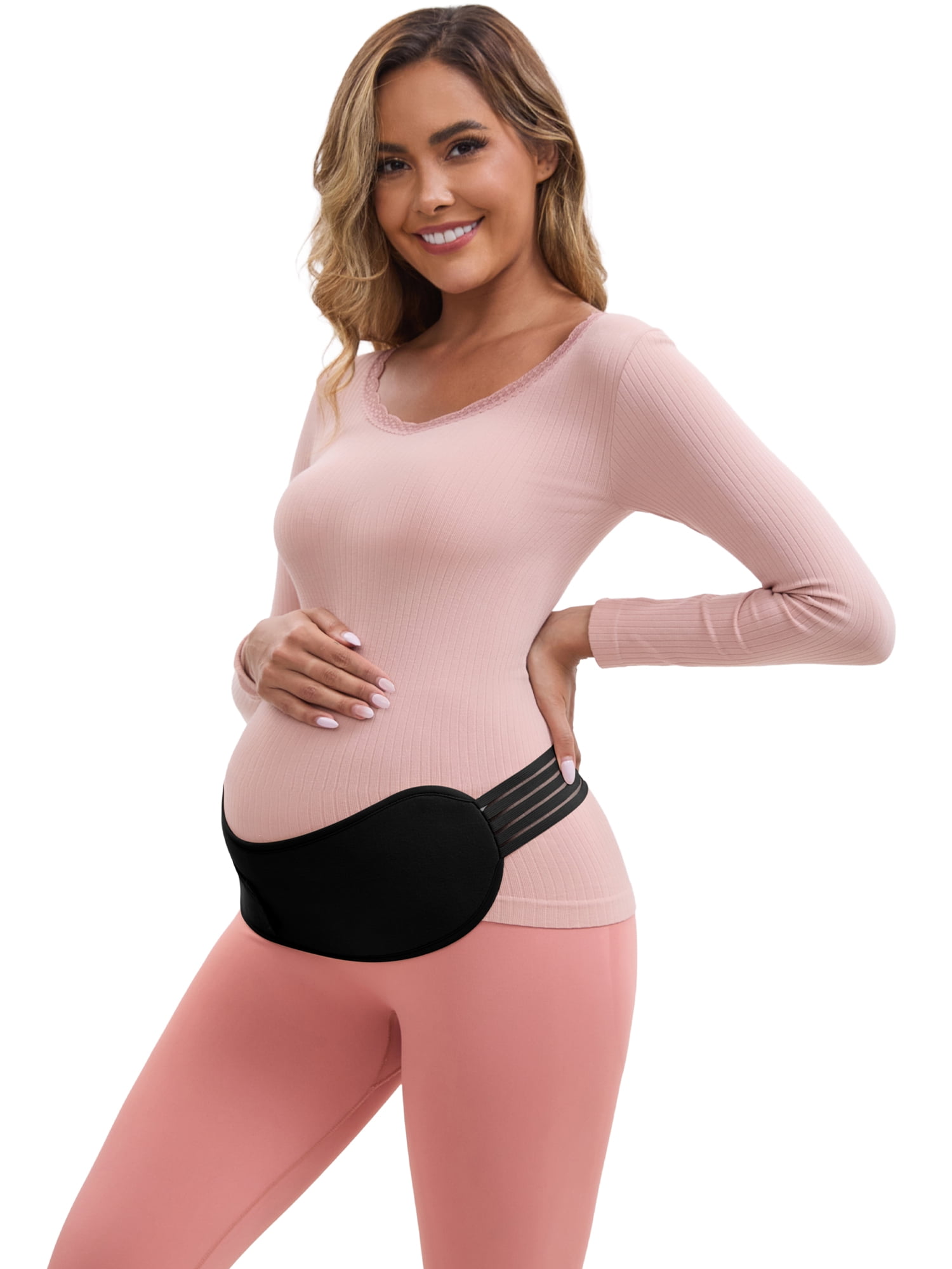 DARING DIVA Women's 3 in 1 Supportive Abdominal Belly Band M Black