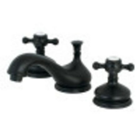 Kingston Brass KS1160BX 8 in. Widespread Bathroom Faucet, Matte Black