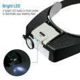 thumbnail image 5 of Tête Rétractable Auto Bandeau Led Loupe Visière Illuminée, 5 of 5
