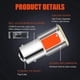 thumbnail image 3 of 10 Pieces 1157 BAY15D LED Bulbs for Auto Brake Lights Turn Signals Stop Rear Turn Lamp,Red, 3 of 5