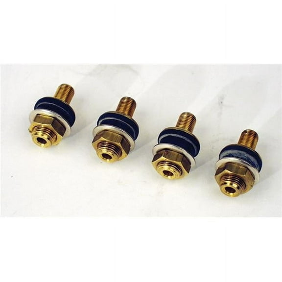 Longacre 52-50265 Low Profile Brass Valve Stems, Pack of 4