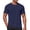 Blue, variant on BRANROY Men's Short Sleeve T-Shirt Camo - Breathable Lightweight Camouflage Casual Summer Shirts for Men Outdoor Gym Top,Black L