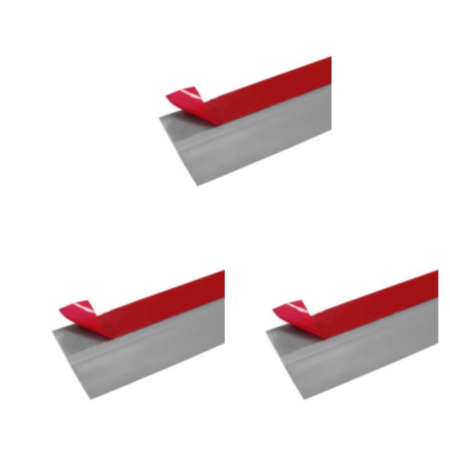 Monstrate Tira de viento de ahorro de tope de guardia flexible y confiable para puertas con fuerte dureza y tenacidad gris Type1 NO1