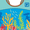 SeaFriends Print, variant on QWAVE Coast Guard Approved Child Pool Floatation Swim Vest, 33-55 lbs, Sun Surf Print