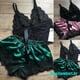 thumbnail image 2 of 2 piezas de ropa de dormir de encaje para mujer, lencería, pijamaspangjing, 2 of 4