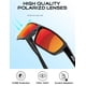 thumbnail image 4 of Gafas de sol ATTCL Polarizadas Envolventes 5001 para Hombre UV400 Negro+Rojo, 4 of 7