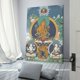 thumbnail image 3 of Pósteres de Thangka tibetanos de la Diosa Madre, pinturas, obras de arte geniales, pinturas, arte de pared, impresiones en lienzo, imágenes colgantes, decoración del hogar, pósteres, regalo, 20 x 30, 3 of 6