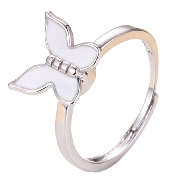 Finger Ring Butterfly Fashion - Anxiety Relief Fidget Ring Jewelry