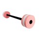 thumbnail image 3 of Barras de pesas acuáticas para fitness, barras ligeras para ejercicios aeróbicos en el agua. Rosa, 3 of 8