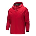 thumbnail image 2 of Babysbule Mens Jackets Clearance Men's Autumn Jacket Sports Jacket Windproof And Waterproof Plus Size Jacket, 2 of 8
