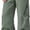 Army Green, variant on Dvprdro Wide Leg Sweatpants for Men Elastic Waist Drawstring Casual Athletic Sweat Pants Loose Fit Stretch Trousers Fashion Workout Joggers with Zipper Pocket