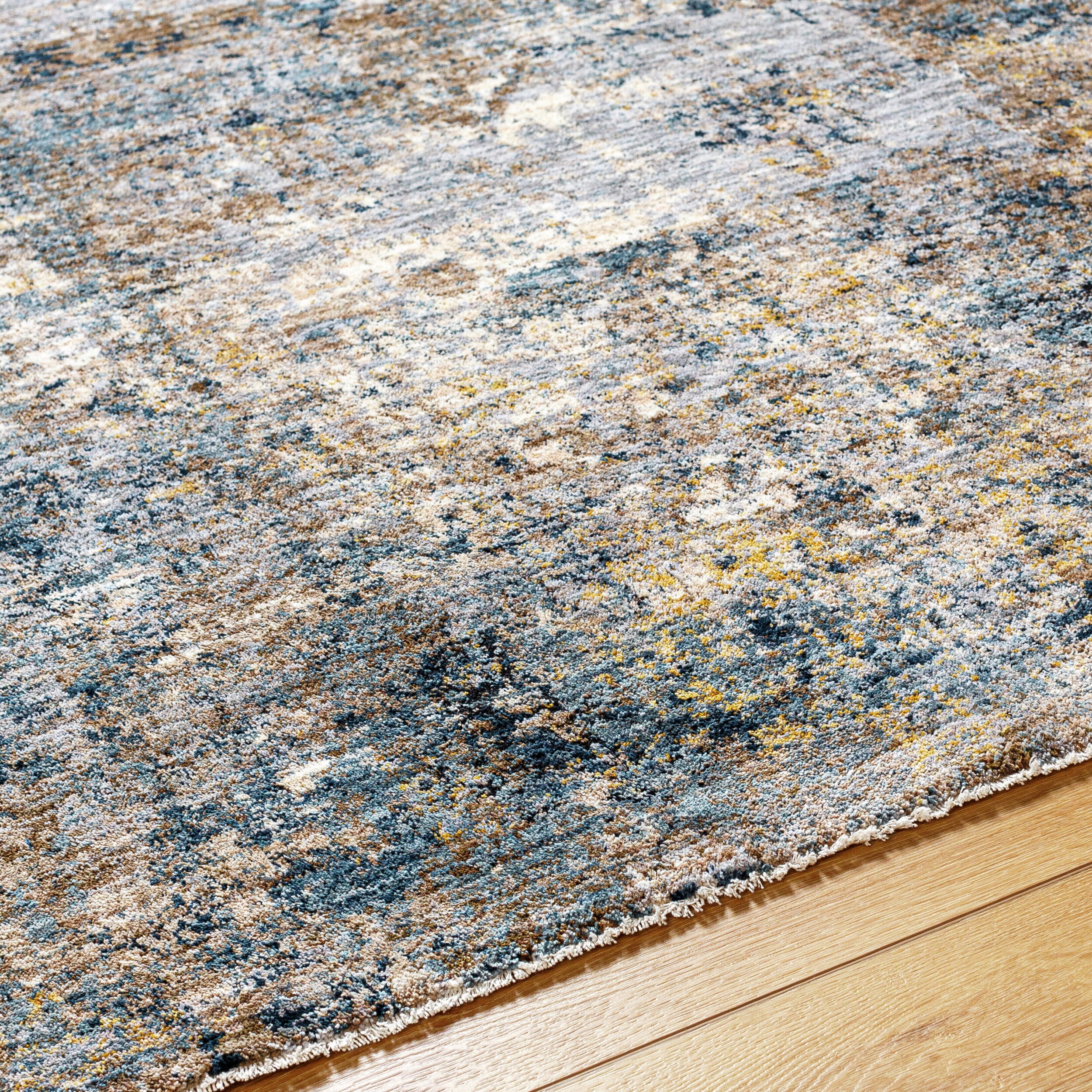Better Homes & Gardens Green Abstract Runner Area Rug, Green, 2'5" x 7'