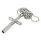thumbnail image 2 of Collar con colgante de llave de tambor y cadena, accesorio para instrumentos de plata, 2 of 9