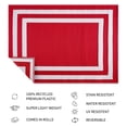 thumbnail image 3 of Paris Design 100% Eco-friendly Lightweight Plastic Outdoor Mat/Rug, 3 of 5