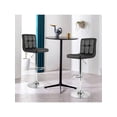thumbnail image 3 of XX Adjustable Bar Stools PU Leather Swivel Kitchen Counter Pub Chair, 3 of 10