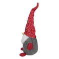 thumbnail image 3 of Northlight Gnome with Tall Bendable Hat Christmas Decoration - 22" - Grey and Red, 3 of 3
