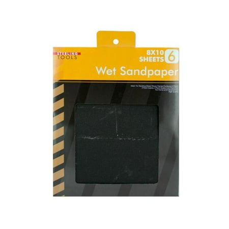 

Bulk Buys MR081-75 Wet Sandpaper Pack -Pack of 75