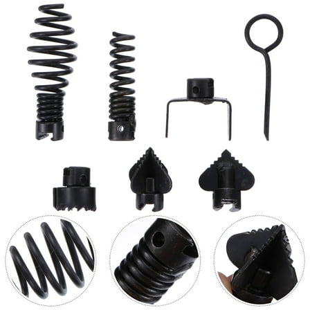 Pretyzoom 7Pcs Steel Drain Removal Tool for Home and Kitchen