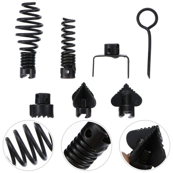 Pretyzoom 7Pcs Steel Drain Removal Tool for Home and Kitchen