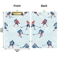 thumbnail image 5 of FORMRS Acrylic Clipboard with Low Profile Clip Standard A4 Letter Size, 12.5" x 9", Hockey Action Zone, 5 of 8
