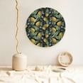 thumbnail image 5 of Picia Hand Drawn Citrus Fruits Elegant Lemons Pattern Bone China Decorative Plate – Wall Decor with Stand and Adhesive, Elegant Ornament for Living Room, Office, or Entryway-7in, 5 of 6