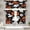 Halloween Pumpkin, variant on Ghost Cute Halloween Kitchen Window Curtains Valance and Tier Set 36 Inch, Funny Spooky Vintage 3 Piece Window Treatment Tiers for Living Room Bedroom Kitchen Decor Drapes