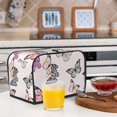 thumbnail image 6 of Daiia Beautiful Butterfly Pattern 2 slice Toaster Cover, Toaster Appliance Dust-proof Cover For Kitchen Small Appliance Dust Cover and Fingerprint Protection, 6 of 7