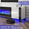 thumbnail image 7 of VANACC 80" Fireplace TV Stand with 40" Electric Fireplace for TVs up to 90", White, 7 of 7