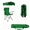 Green, variant on Zorpupoa Folding Camping Chair, Portable Beach Canopy Chair Sun Protection 330LBS Load with Cup Holder for Outdoor Beach Poolside Camping, Green