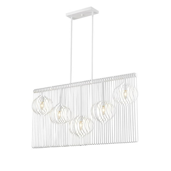 Z-Lite 5 Light Linear Chandelier