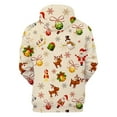thumbnail image 5 of Lilgiuy Men's Casual Christmas Sweater Fleece Digital Printing Hooded Sweatershirt, 5 of 5