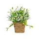 thumbnail image 1 of Corona de cesta colgante para puerta de flores silvestres, corona de primavera y verano, puerta delantera, hermosa corona Artificial, 1 of 9