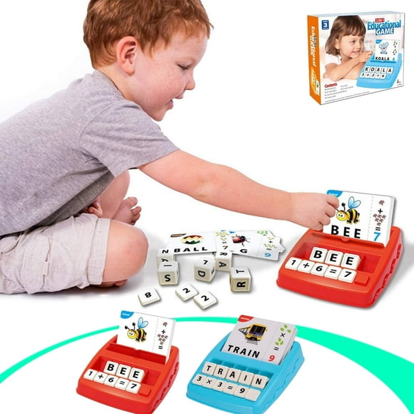 EIGTHTAIL Toys for 1 Year Old Girl Clearance Matching Letter Games for Kids Ages 4-8 Learning & Education Toys for Preschool Boys Girls Spelling/Reading/Math Learning/Word Learn Christma