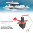 thumbnail image 3 of Battery Isolator Switch, Power Kill Metal Battery Cutoff 300A 1224V Metal Universal for Cars RVs Yachts Trucks, 3 of 5