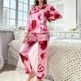 thumbnail image 2 of Camisón de algodón sexy para niñas Gibobby Conjuntos de pijamas y pijamas para mujer Rojo M, 2 of 5