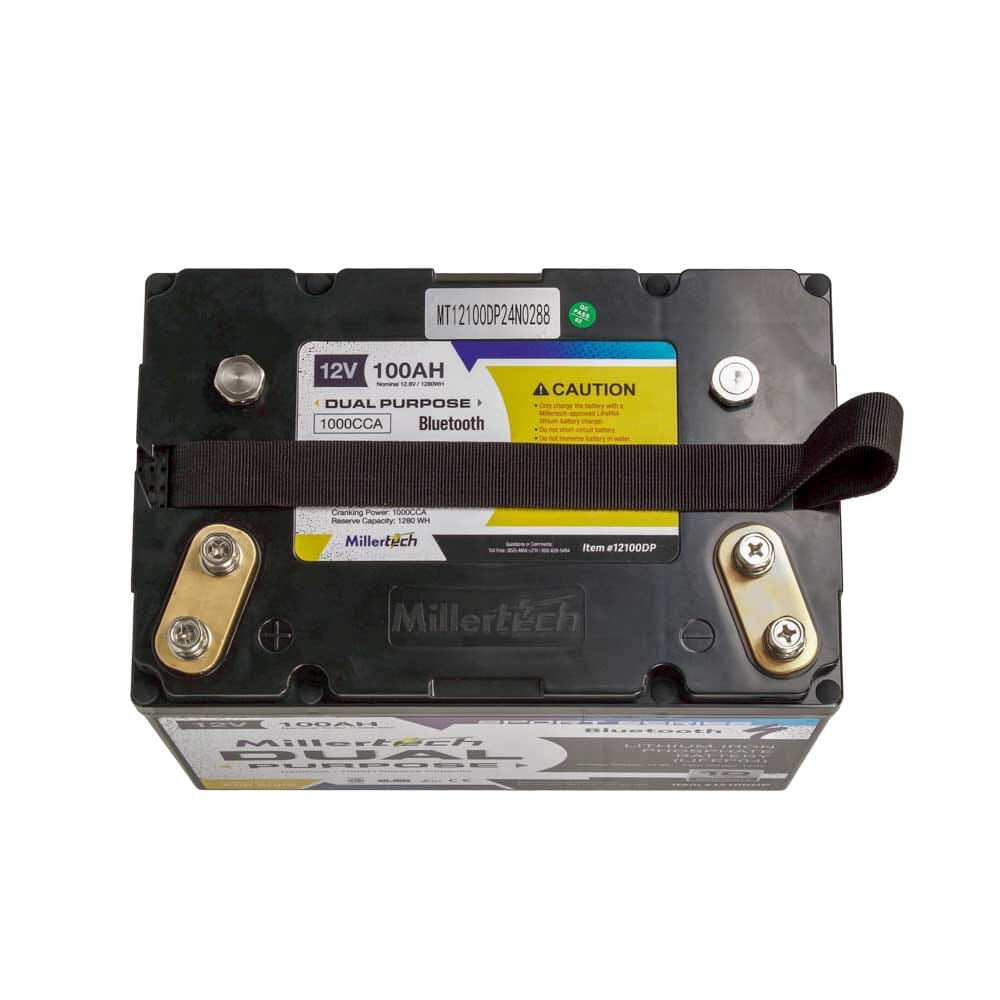 12V 100AH Sport Series LifePo4 Lithium Dual Purpose Battery - Bluetooth Group 24