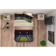 thumbnail image 2 of 3D Football Field Spectator Seats Lamplight Quilt Cover Set Bedding Set Duvet, 2 of 3