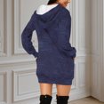 thumbnail image 4 of Vestido de manga larga suelto con capucha a la moda con estampado de amor para mujer Fridja  NMB2935, 4 of 6