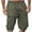 Army Green, variant on SNOWSONG Cargo Pants,Casual Pants Men's Casual Multi-Pocket Loose Straight Leg Shorts Work Shorts ,Mechanic Pants,Men Apparel Army Green L