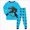 B162--Sky Blue, variant on Toddler Pajamas Boy Girls Girls Pajama Set Winter Warm Sleepwear Pjs Set Tops Pants Outfits Loungewear 7-8 Years Boy Girl Black Fall Winter Tops Pants Set