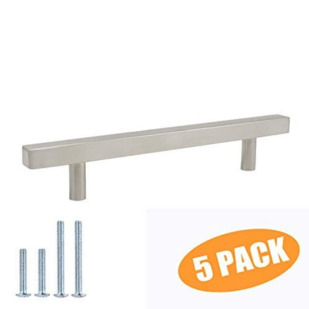 Probrico Square Cabinet Pulls 5 Inch Hole Centers Dresser Drawer