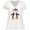 AA-White, variant on Inktastic Cute Penguin, Girl Penguin With Red Ribbon Women's Plus Size V-Neck T-Shirt