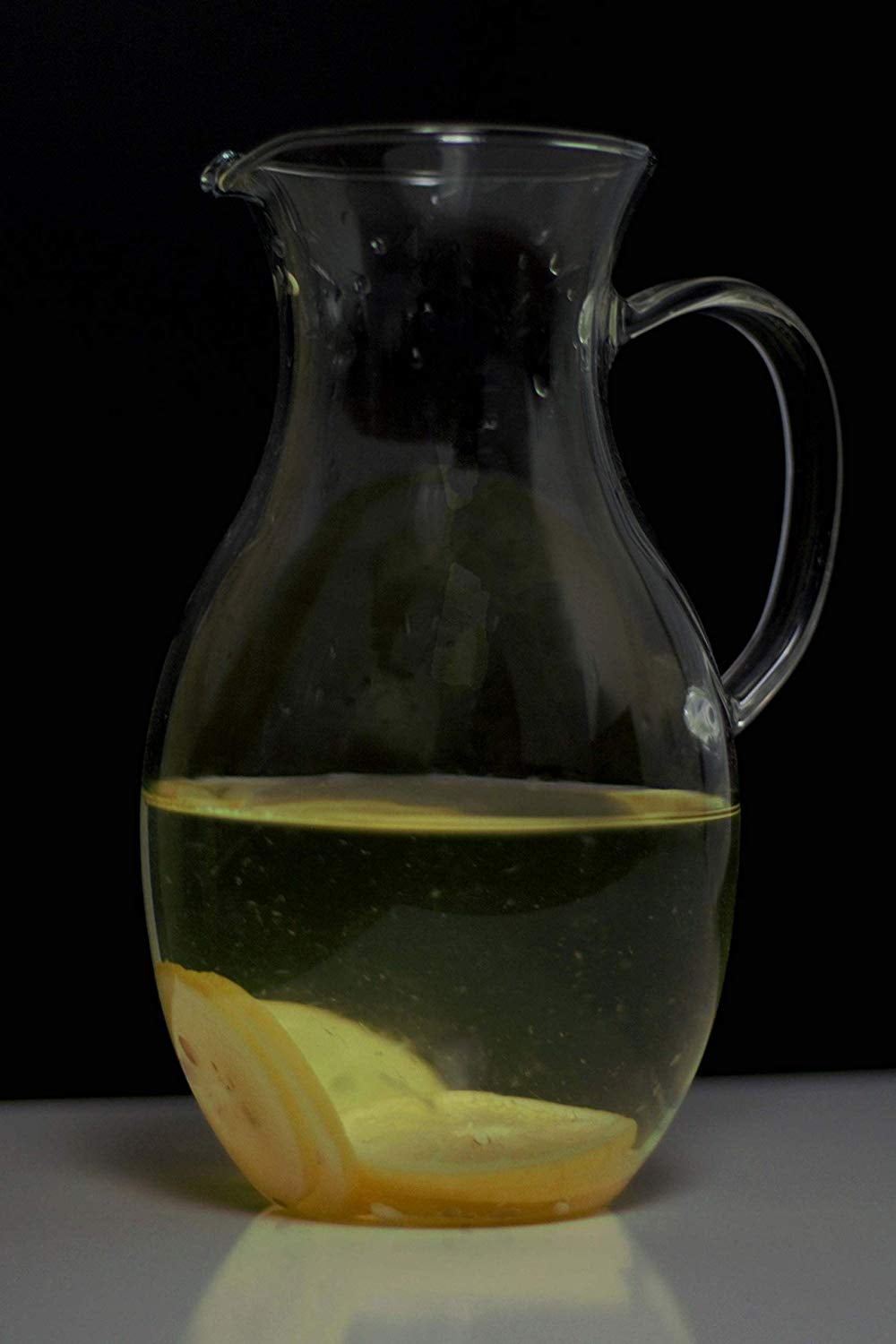 Simax Glassware Clear Glass Pitcher | For Cold Beverages, Dishwasher Safe, Cylinder Design, One Quart Capacity