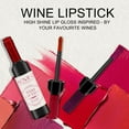 thumbnail image 5 of Aliver Liquid Lip Glaze Set 6PCS Long Lasting Moisturizing Wine Lipstick Gloss Liquid Lipstick Lips Makeup Set - 7g, 5 of 8
