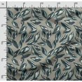 thumbnail image 2 of Soimoi Leaves Print,Cotton Poplin, Sewing Fabric Sold by The Yard 42 Inch Wide,Sewing Craft Quilting/Quilt Making Fabric, Dark Green, 2 of 5