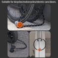 thumbnail image 4 of Zinc Alloy Bike Password Lock Anti-theft Folding Code Lock with Mount Bracket for Mountain Bikes, 4 of 8