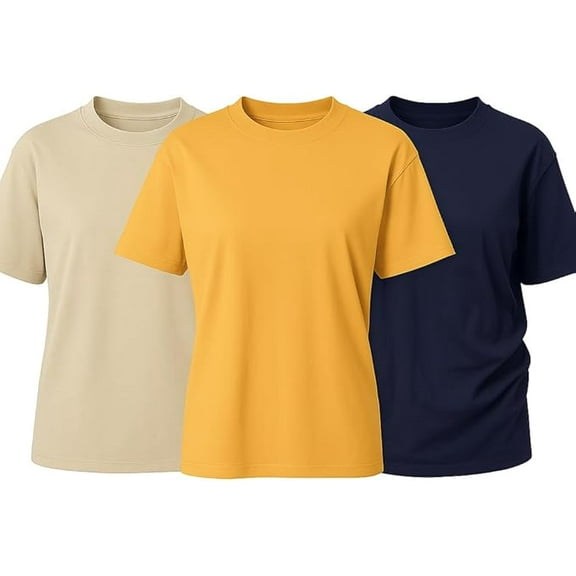 Classic Unisex Crew Neck T-Shirt – Soft Cotton Short Sleeve Tee for Men & Women – Casual Everyday Shirt