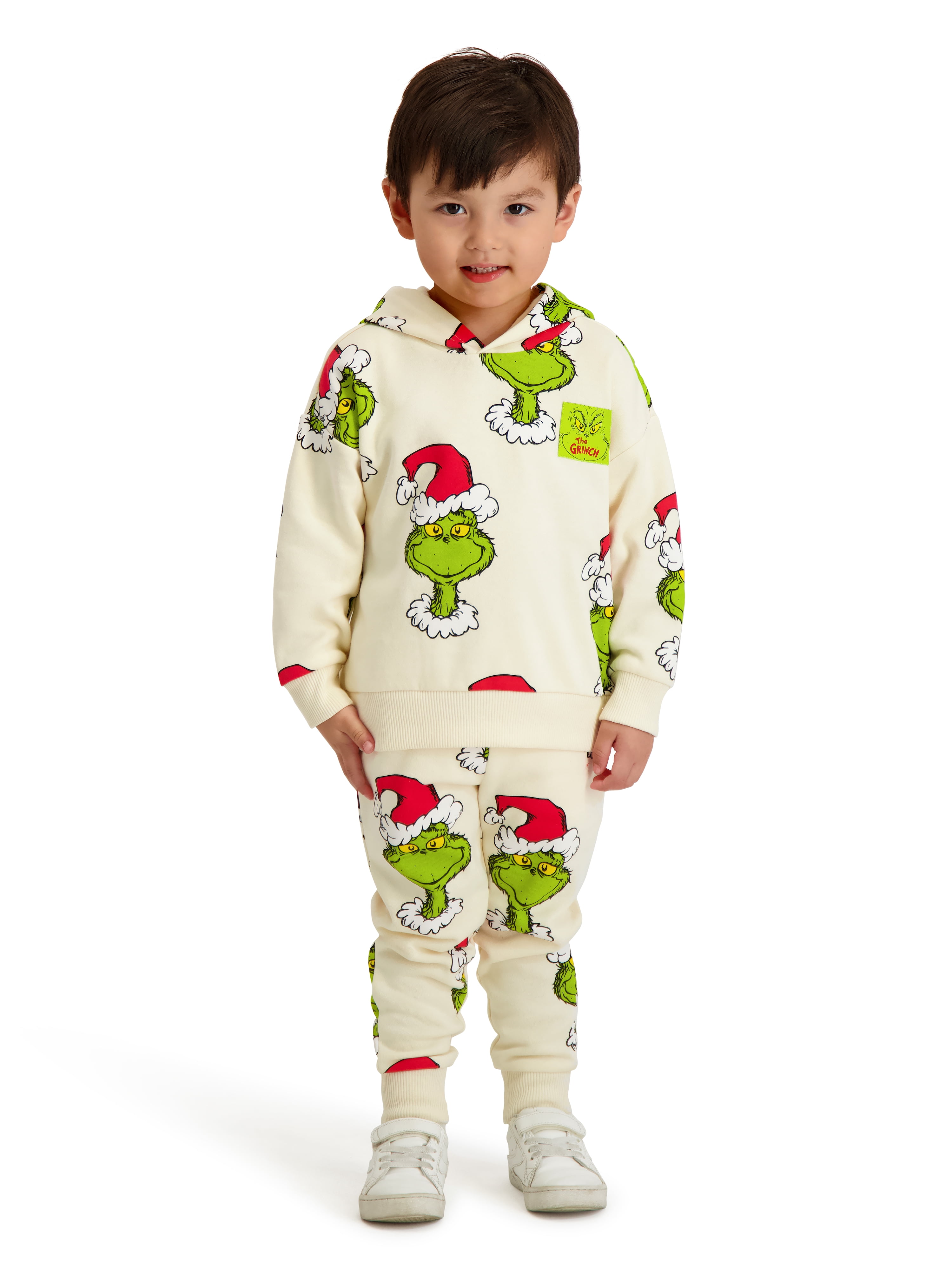 Dr. Seuss The Grinch Toddler Printed Sweatshirt and Jogger Set, Sizes 2T-5T