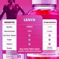 thumbnail image 4 of Leava Keto ACV Gummies 1000MG Advanced Formula Vitamin 180 Gummies, 4 of 8