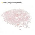 thumbnail image 3 of Uxcell 200g/0.44lb 5mm to 7mm Natural Tumbled Chips Decoration Stones for Aquarium Plants Vase Fillers, Pink, 3 of 6